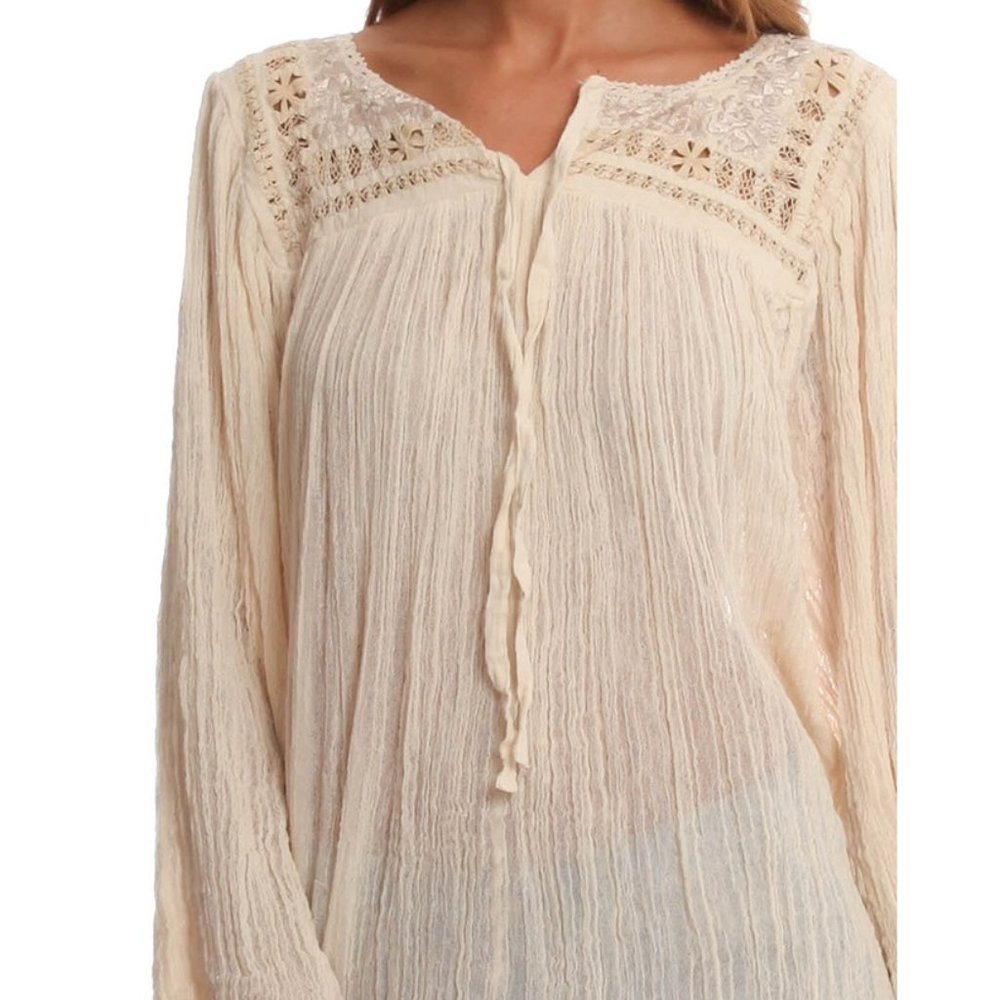 NWT Jen's Pirate Booty Juanita Floaty Tunic ML Last One